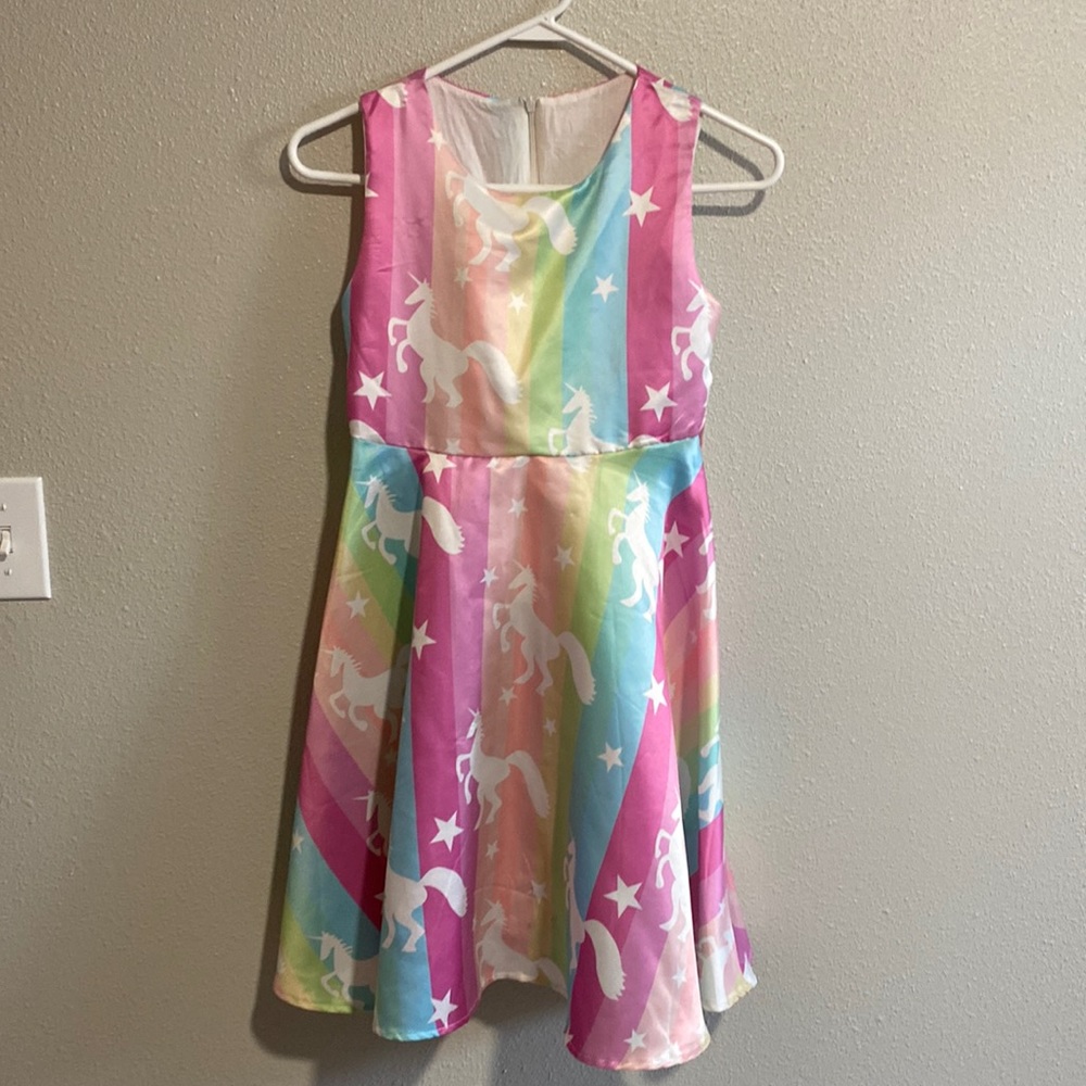 Unicorn rainbow dress